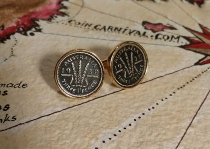 Australian coin cuff links,