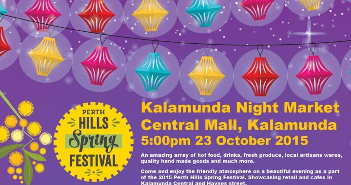 Kalamunda Night Market October 23rd 2015